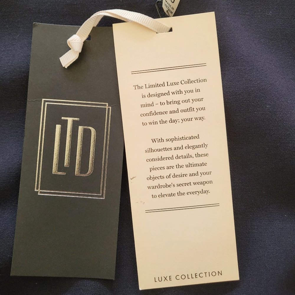 The Limited Navy Sheath Dress - Size 00P - Picture 5 of 6